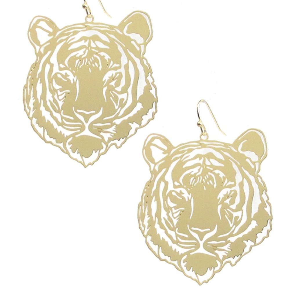 Filigree Tiger Earrings
